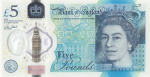 5 фунтов (Pick: # 394) 2015 (Великобритания)